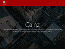 Tablet Screenshot of cainz.org